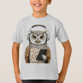 Wise Owl Kind T-shirt (Voorkant)