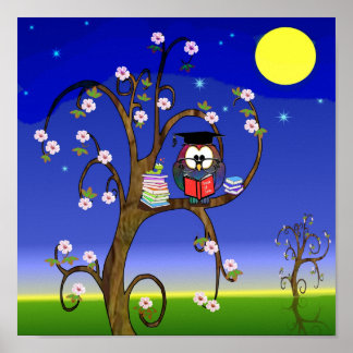 Wise Owl Poster