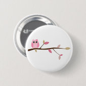 Wise Owl Ronde Button 5,7 Cm (Voorkant /achterkant)