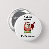 Wise Owl Ronde Button 5,7 Cm (Voorkant /achterkant)
