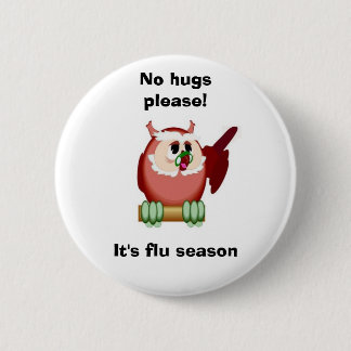 Wise Owl Ronde Button 5,7 Cm