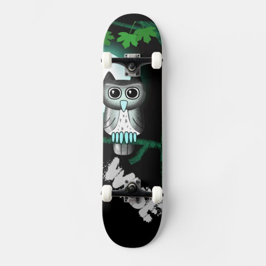 Wise Owl Schaats Board Persoonlijk Skateboard (Voorkant)