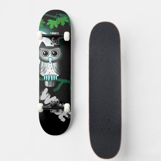 Wise Owl Schaats Board Persoonlijk Skateboard (Voorkant)