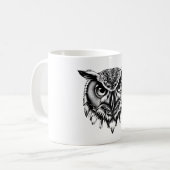 Wise Owl Spectacles T-shirt Koffiemok (Voorkant links)