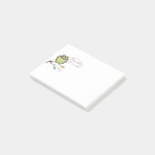 Wise Owl Speech Bubble Post-it Notes (Schuin)