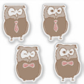 Wise Owl Teacher Sticker (Voorkant)
