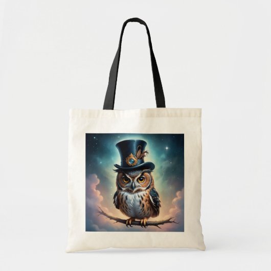 Wise Owl Tote Bag (Voorkant)