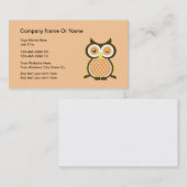 Wise Owl Visitekaartjes (Voorkant / Achterkant)