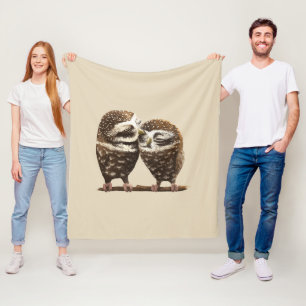 Wise Owls Fleece Deken