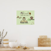 Wise Owls Literacy Poster (Keuken)