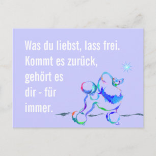 Wise Poodle Briefkaart