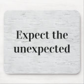 Wise Quote on Birch Tree Texture Muismat (Voorkant)