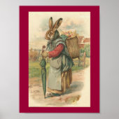 Wise Rabbit Easter Poster (Voorkant)