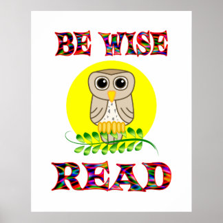Wise Read Poster