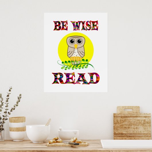 Wise Read Poster (Keuken)