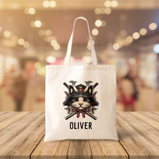 Wise Samurai Kat Tote Bag
