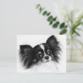 Wise Soul - Hand Painted Senior Chihuahua Portrait Briefkaart (Staand voorkant)