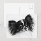 Wise Soul - Hand Painted Senior Chihuahua Portrait Briefkaart (Voorkant / Achterkant)