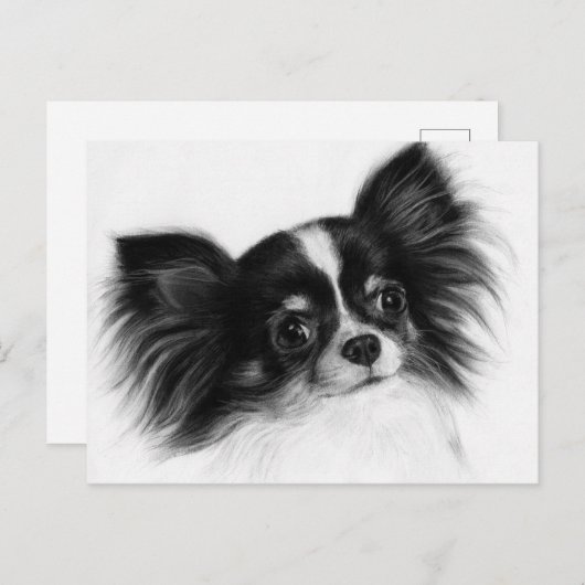 Wise Soul - Hand Painted Senior Chihuahua Portrait Briefkaart (Voorkant / Achterkant)