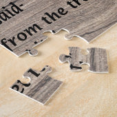 Wise Squirrel Quote Jigzaag Puzzle Legpuzzel (Zijkant)