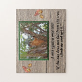 Wise Squirrel Quote Jigzaag Puzzle Legpuzzel (Verticaal)
