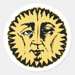 Wise Sun Ronde Sticker