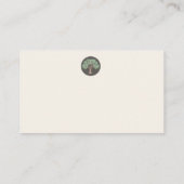 Wise Tree Logo Life Coach en Naturopath Visitekaartje (Achterkant)