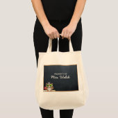 Wise Uil Chalkboard Gepersonaliseerd Leraar Tas (Voorkant (product))