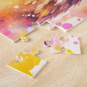 Wise Uil Illustratie Legpuzzel (Zijkant)