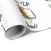 Wise Up and Read Book Uil Grappige Kinder Cartoon Cadeaupapier (Rol Hoek)