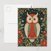 Wise Winter Watcher Briefkaart (Voorkant / Achterkant)