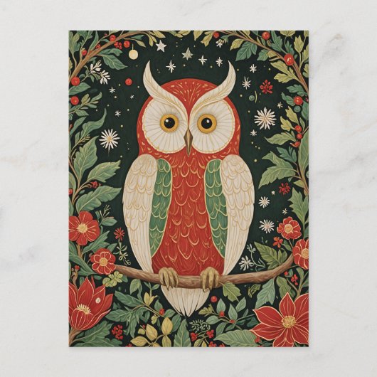 Wise Winter Watcher Briefkaart (Voorkant)