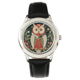 Wise Winter Watcher Horloge
