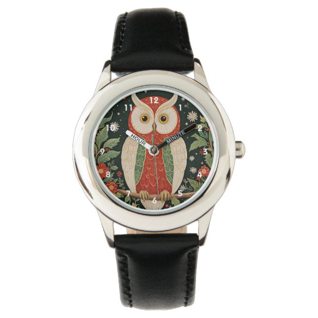 Wise Winter Watcher Horloge (Voorkant)
