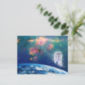 Wise Wolf Briefkaart (Staand voorkant)