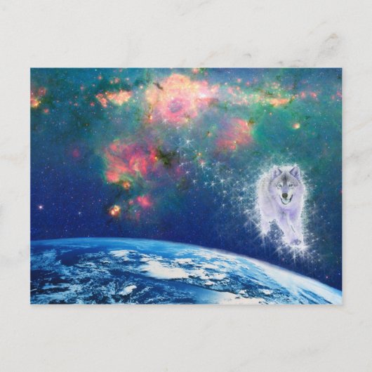 Wise Wolf Briefkaart (Voorkant)