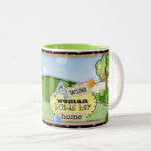 "Wise Woman" Mok met twee tonen (Voorkant rechts)