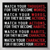 Wise Words Poster (Voorkant)