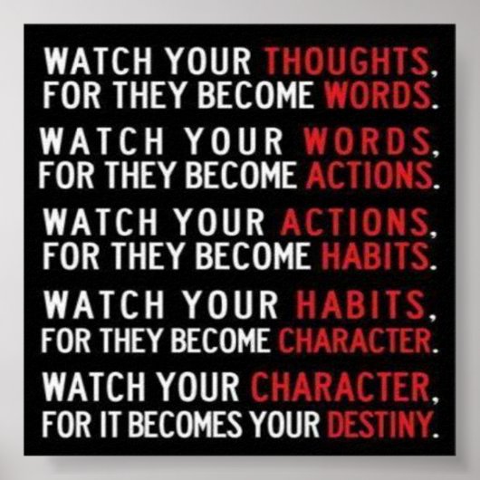 Wise Words Poster (Voorkant)