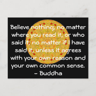 Wise Words Wisdom from the Buddha quote Briefkaart