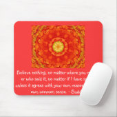 Wise Words Wisdom from the Buddha quote Muismat (Met muis)