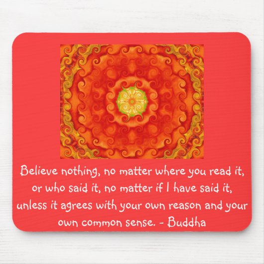 Wise Words Wisdom from the Buddha quote Muismat (Voorkant)