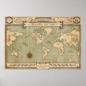 Wiseacre's Wizarding Equipment - Mappa Mundi Poster (Voorkant)