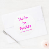 Wisecracking Baby Ronde Sticker (Envelop)