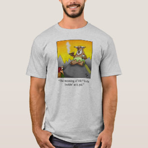 Wiseman Cigar Humor Tee Shirt