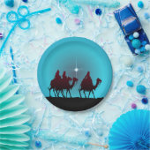 WISEMEN EN STAR van SHARON SHARPE Papieren Bordje (Feest)