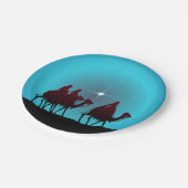 WISEMEN EN STAR van SHARON SHARPE Papieren Bordje (Gekanteld)