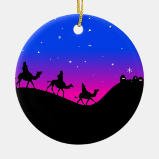 Wisemen Keramisch Ornament (Voorkant)