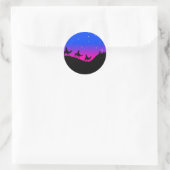 Wisemen Ronde Sticker (Tas)