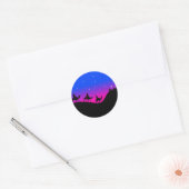 Wisemen Ronde Sticker (Envelop)